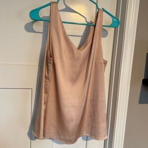 Elegant Women's Tan Sleeveless Top